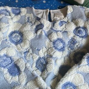 Unusual Sézane sweatshirt, blue & white size 42/US 10. Non-smoking home.